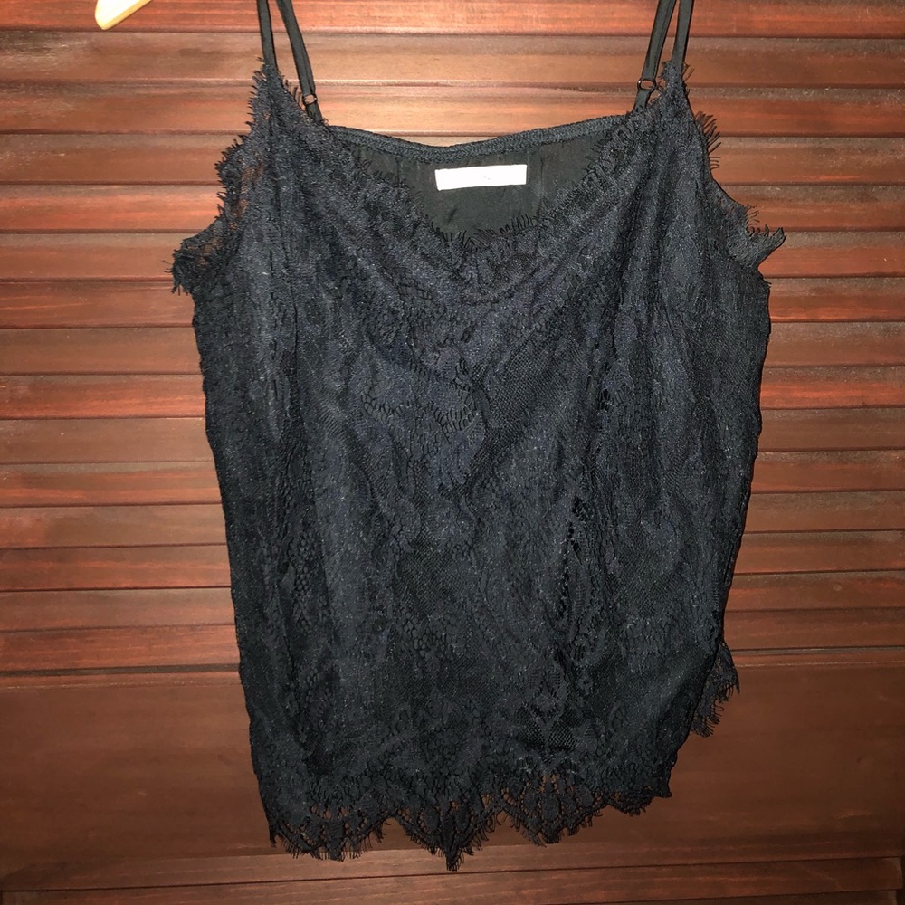 Black Lace Tank